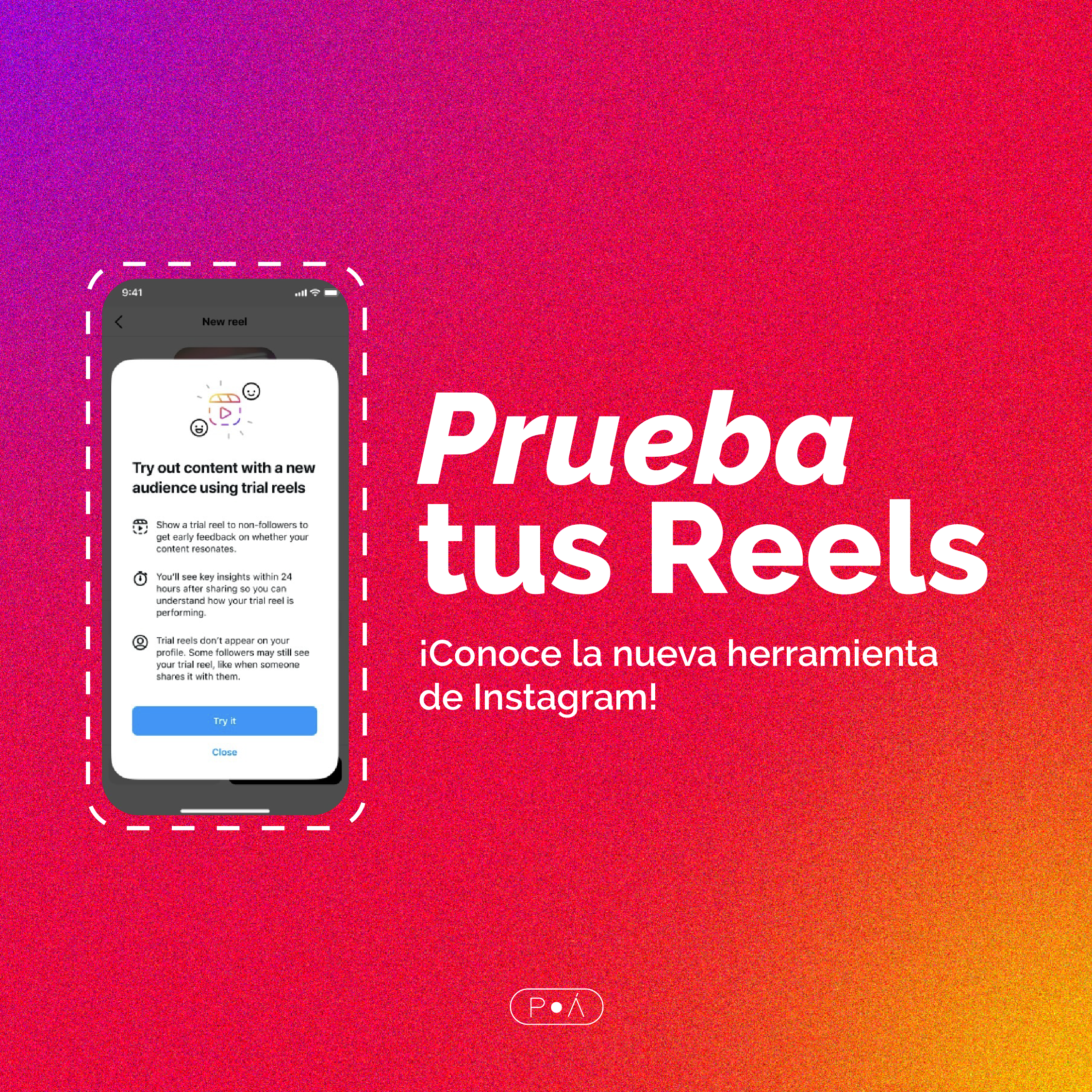 Lee más sobre el artículo Reels de Prueba: Nueva función de Instagram