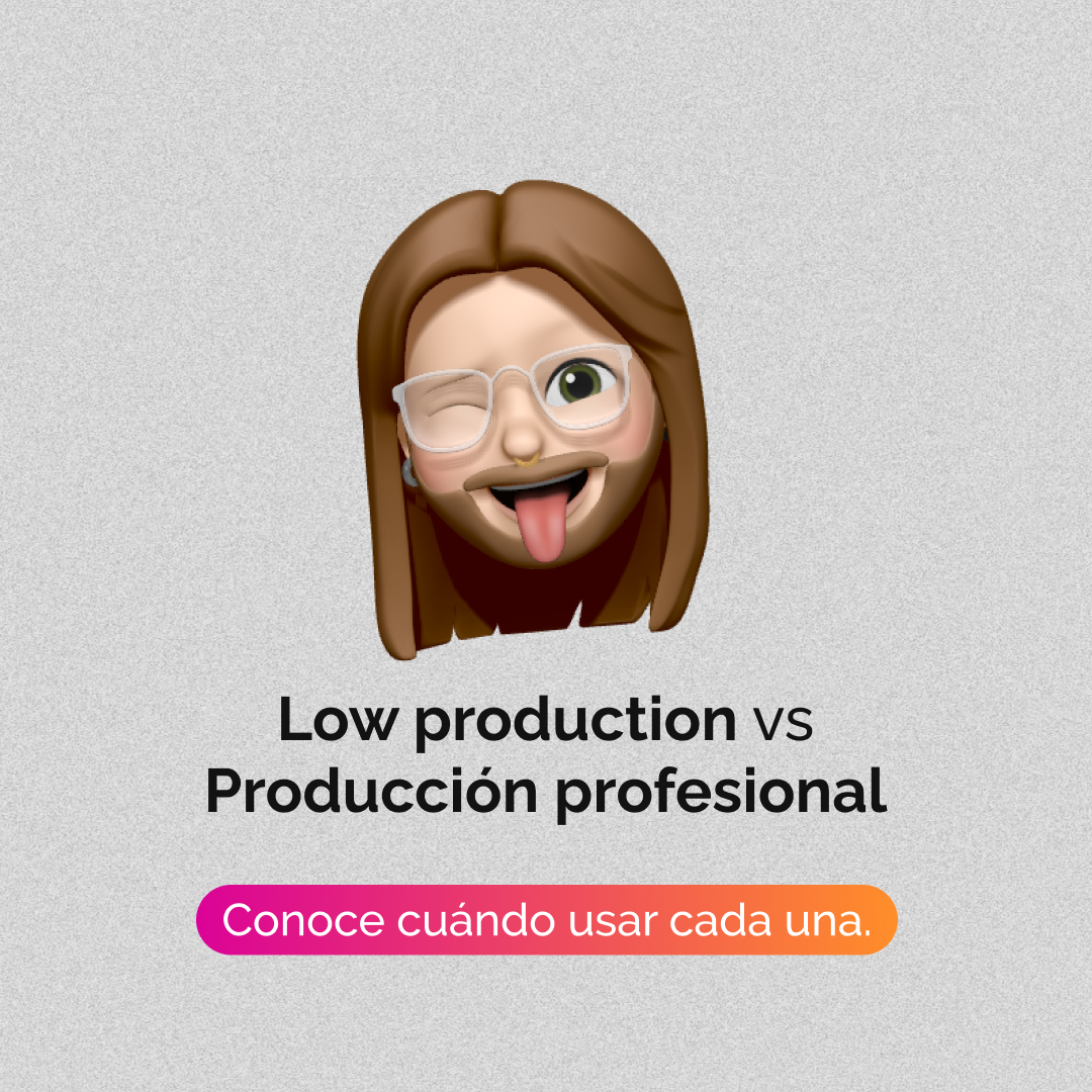 Lee más sobre el artículo Low production vs Producción profesional